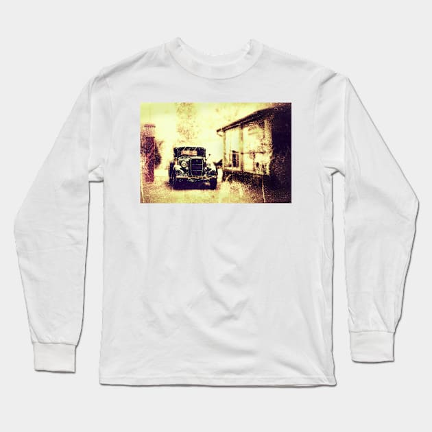 Real Old-timer 1935 Car Long Sleeve T-Shirt by Custom Autos